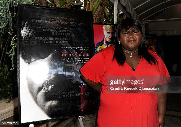 Actress Gabourey 'Gabby' Sidibe arrives at the Tenth Annual AFI Awards 2009 held at Four Seasons Beverly Hills on January 15, 2010 in Los Angeles,...