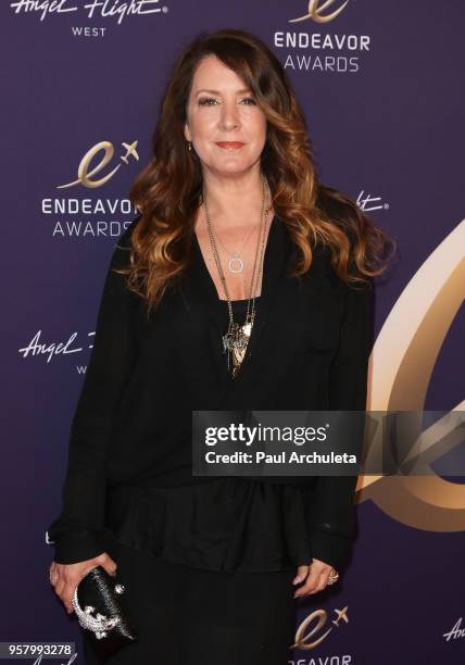 Actress Joely Fisher attends the Angel Flight West's 5th Annual Endeavor Awards at Samuel Oschin Space Shuttle Endeavour Pavilion on May 12, 2018 in...