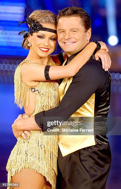 Chris Hollins and partner attend photocall to launch the Strictly Come Dancing Live Tour at MEN Arena on January 15, 2010 in Manchester, England.