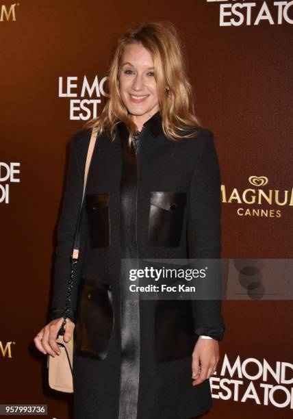 Ludivine Sagnier attends the "Le Monde Est A Toi" Party during the 71st annual Cannes Film Festival at Magnum Beach on May 12, 2018 in Cannes, France.