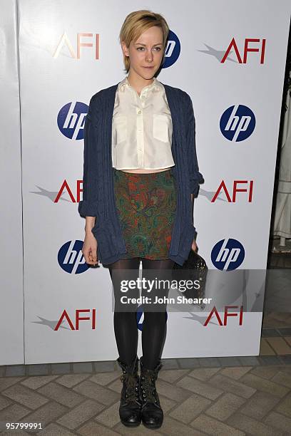 Actress Jena Malone arrives at the Tenth Annual AFI Awards 2009 held at Four Seasons Beverly Hills on January 15, 2010 in Los Angeles, California.