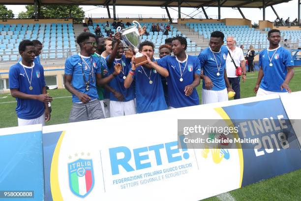 General view of during the FIGC 'Progetto Rete' Football Tournament on May 13, 2018 in Florence, Italy.