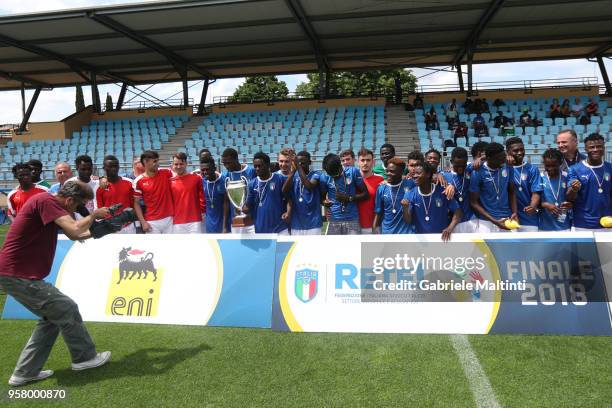 General view of during the FIGC 'Progetto Rete' Football Tournament on May 13, 2018 in Florence, Italy.