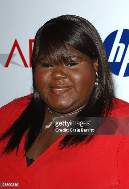 Gabourey Sidibe arrives at the Tenth Annual AFI Awards held at the Four Seasons Beverly Hills on January 15, 2010 in Los Angeles, California.