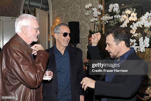 Writer/producer/director Frank Pierson of the Board of Trustees, director Jon Avnet, and Producer Edward Zwick of the Board of Trustees attend the...