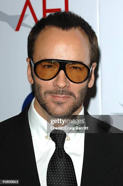 Tom Ford arrives at the Tenth Annual AFI Awards held at the Four Seasons Beverly Hills on January 15, 2010 in Los Angeles, California.