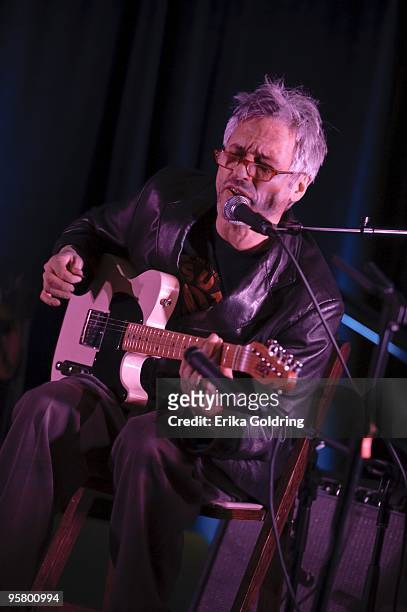 Marc Ribot performs at the "Crazy Heart" premiere after party at the Country Music Hall of Fame on January 12, 2010 in Nashville, Tennessee.