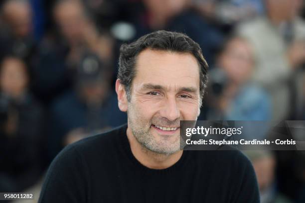 Director Gilles Lellouche attends the photocall for "Sink Or Swim " during the 71st annual Cannes Film Festival at Palais des Festivals on May 13,...