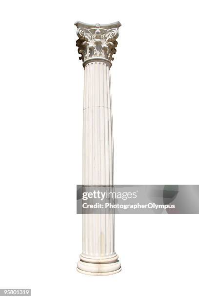 corinthian column - roman column stock pictures, royalty-free photos & images