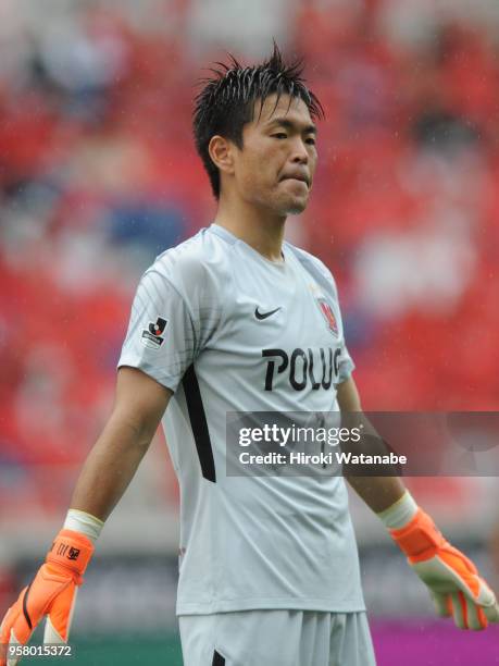 Shusaku Nishikawa of Urawa Red Diamonds looks on during the J.League J1 match between Urawa Red Diamonds and Sagan Tosu at Saitama Stadium on May 13,...