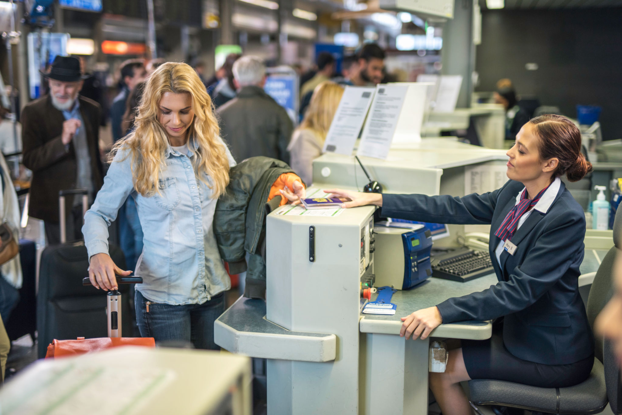 airport service desk