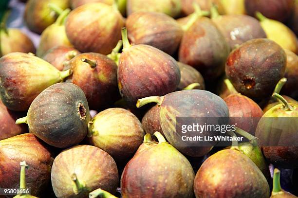 figs, full frame - granville island market foto e immagini stock
