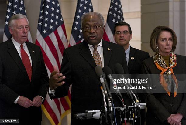 Jan 15: House Majority Leader Steny Hoyer, D-Md., House Majority Whip James E. Clyburn, D-S.C., House Democratic Caucus Vice Chairman Xavier Becerra,...