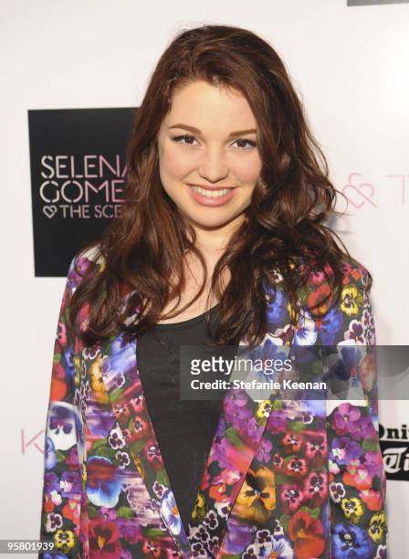Jennifer Stone attends the release party for the new album "Kiss & Tell" by Selena Gomez and The Scene at Siren Studios on September 30, 2009 in...