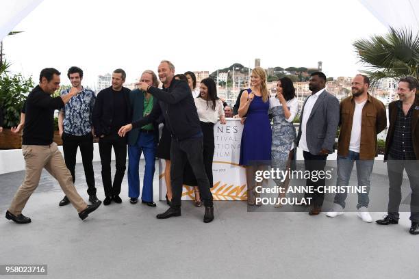 French director Gilles Lellouche, French actor Felix Moati, French actor Guillaume Canet, French actor Philippe Katerine, Belgian actor Benoit...