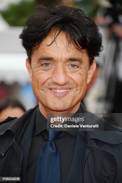 Director Giulio Base attends the screening of "Happy As Lazzaro " during the 71st annual Cannes Film Festival at Palais des Festivals on May 13, 2018...