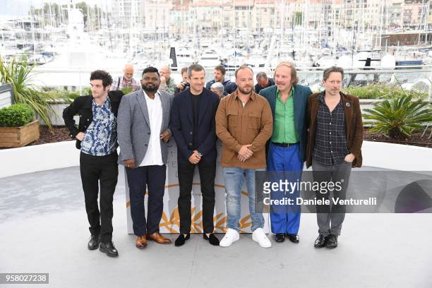 Actors Alban Ivanov, Thamilchelvan Balasingham, Guillaume Canet, Mathieu Amalric, Alban Ivanov, Felix Moati and Philippe Katerine attend the...