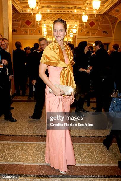 Actress Lara Joy Koerner attenda the afterparty of the Bavarian Movie Award 2010 at the Prinzregententheater on January 15, 2010 in Munich, Germany.