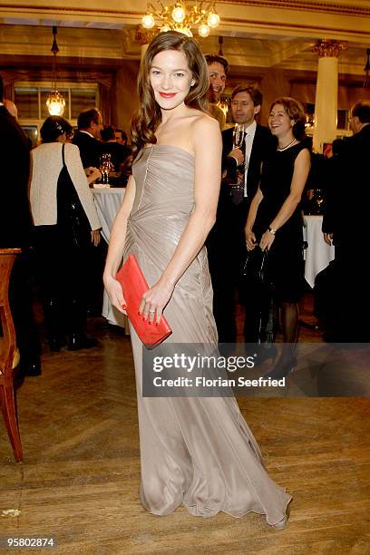 Actress Hannah Herzsprung attends the afterparty of the Bavarian Movie Award 2010 at the Prinzregententheater on January 15, 2010 in Munich, Germany.