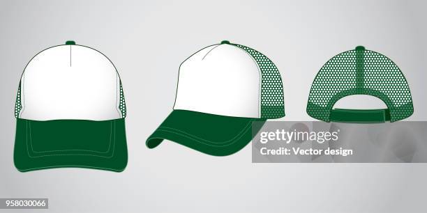 trcker cap - truck driver stock illustrations
