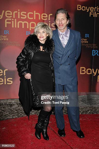 Actor Rufus Beck and wife Yvonne attend the Bavarian Movie Award at Prinzregententheater on January 15, 2010 in Munich, Germany.