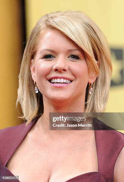 Actress Carrie Keagan arrives at the 15th annual Critics' Choice Movie Awards held at the Hollywood Palladium on January 15, 2010 in Hollywood,...