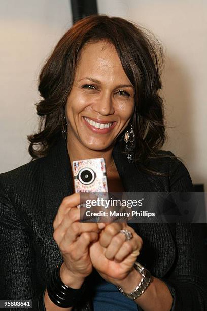 Actress Nicole Ari Parker attends Access Hollywood "Stuff You Must..." Lounge Produced by On 3 Productions Celebrating the Golden Globes - Day 1 at...