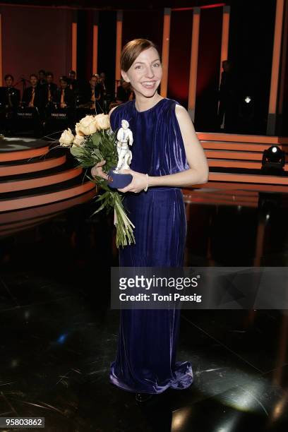 Actress Katharina Sch�ttler attends the afterparty of the Bavarian Movie Award at Prinzregententheater on January 15, 2010 in Munich, Germany.