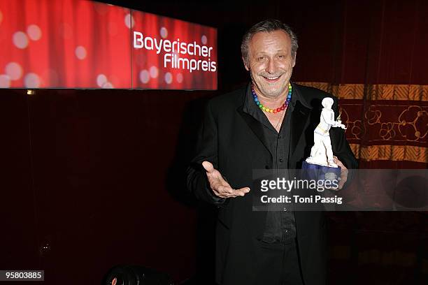 Konstantin Wecker attends the afterparty of the Bavarian Movie Award at Prinzregententheater on January 15, 2010 in Munich, Germany.