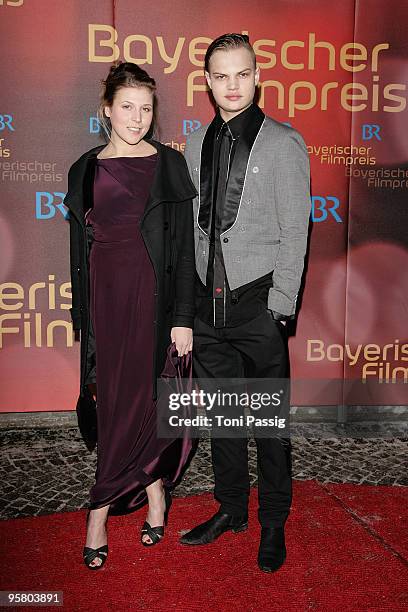 Actor Wilson Gonzalez Ochsenknecht and guest attend the Bavarian Movie Award at Prinzregententheater on January 15, 2010 in Munich, Germany.