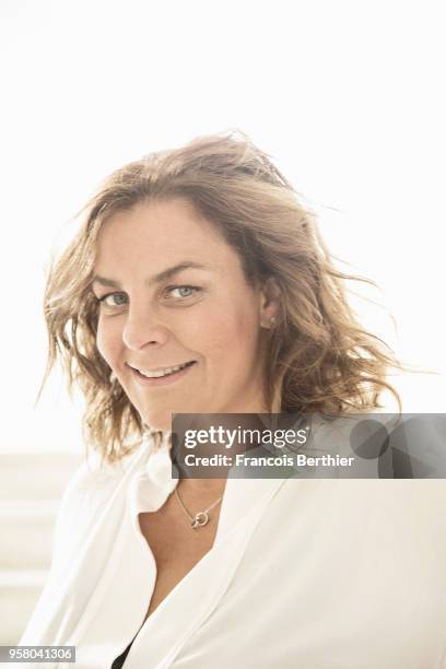 Head of communication of Franck Provost, Olivia Provost is photographed for Gala Croisette, on May, 2018 in Cannes, France. . .