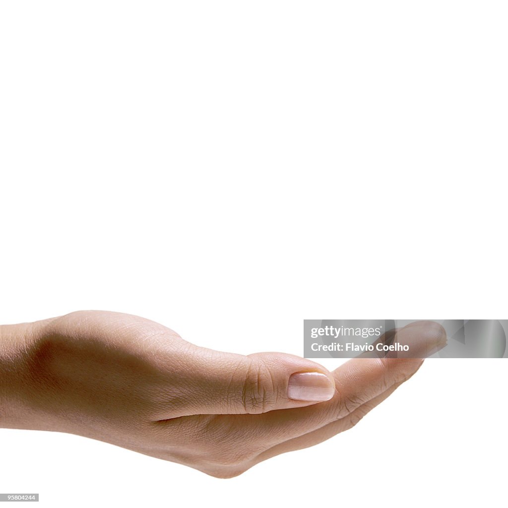 Female hand handling