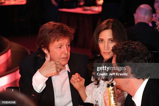 Musician Paul McCartney and Nancy Shevell attend the 15th Annual Critics' Choice Movie Awards held at the Hollywood Palladium on January 15, 2010 in...