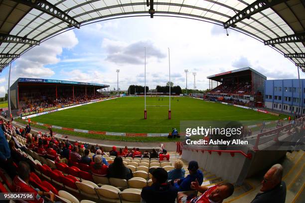 General view of KCOM Craven park during round six of the Ladbrokes Challenge Cup at KCOM Craven Park on May 13, 2018 in Hull, England.