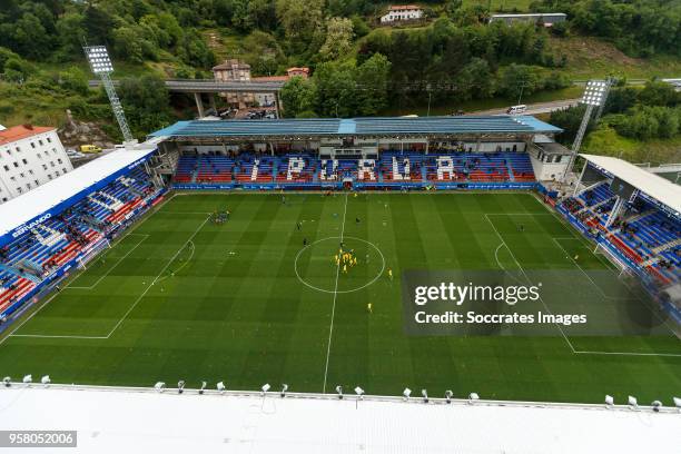 Stadium of Eibar during the La Liga Santander match between Eibar v Las Palmas at the Estadio Municipal de Ipurua on May 12, 2018 in Eibar Spain