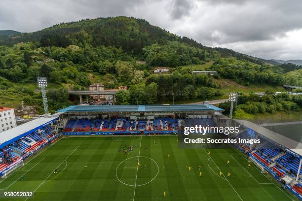 Stadium of Eibar during the La Liga Santander match between Eibar v Las Palmas at the Estadio Municipal de Ipurua on May 12, 2018 in Eibar Spain