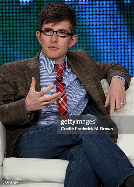 Choirmaster Gareth Malone of the television show "Choir" speaks during the BBC portion of The 2010 Winter TCA Press Tour at the Langham Hotel on...