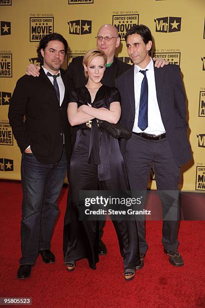 Producer Lawrence Inglee, actress Jena Malone, director Oren Moverman, producer Alessandro Camon arrive at the 15th annual Critic's Choice Movie...