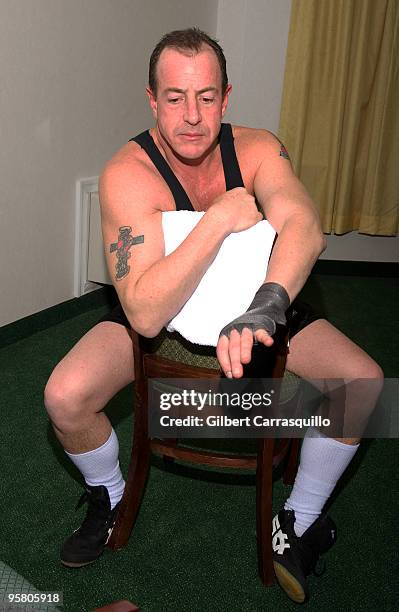 Michael Lohan attends Celebrity Boxing 16 at the Philadelphia Airport Ramada on January 15, 2010 in Essington, Pennsylvania.