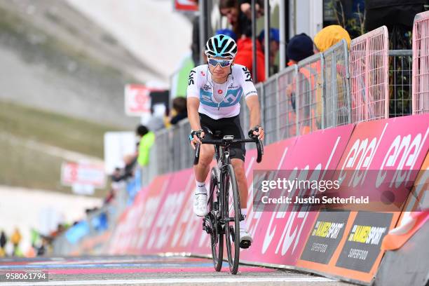 Arrival / Kenny Elissonde of France and Team Sky / during the 101th Tour of Italy 2018, Stage 9 a 225km stage from Pesco Sannita to Gran Sasso...