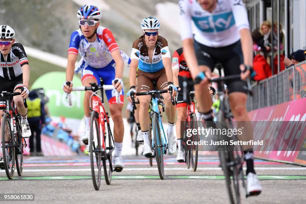 Arrival / Alexandre Geniez of France and Team AG2R La Mondiale / during the 101th Tour of Italy 2018, Stage 9 a 225km stage from Pesco Sannita to...