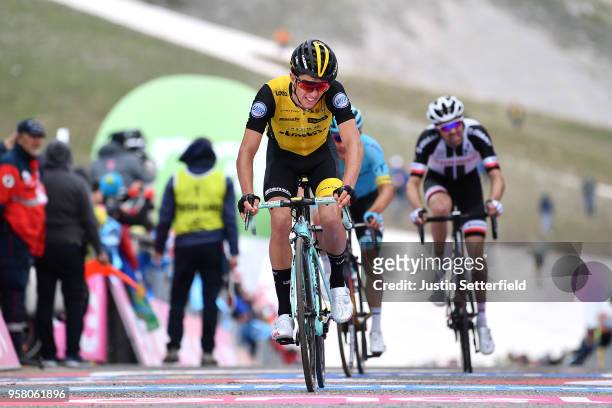 Arrival / George Bennett of New Zealand and Team LottoNL-Jumbo / during the 101th Tour of Italy 2018, Stage 9 a 225km stage from Pesco Sannita to...