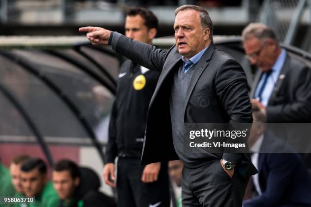 Coach Dick Advocaat of Sparta Rotterdam during the Dutch Jupiler League play-offs match between Sparta Rotterdam and FC Dordrecht at the Sparta...