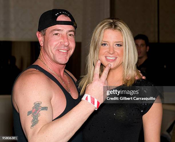 Michael Lohan and Kate Major attends Celebrity Boxing 16 at the Philadelphia Airport Ramada on January 15, 2010 in Essington, Pennsylvania.