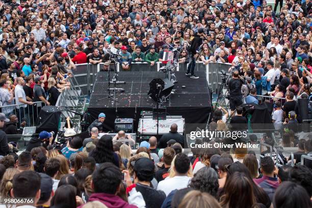 Mike Shinoda performs at StubHub Center on May 12, 2018 in Carson, California.