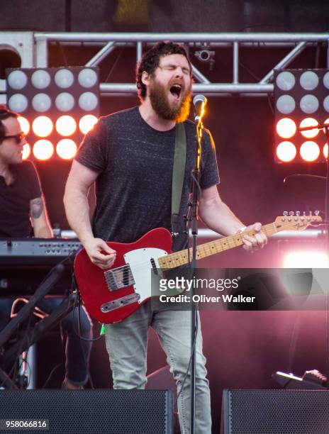 Andy Hull of Manchester Orchestra performs at StubHub Center on May 12, 2018 in Carson, California.