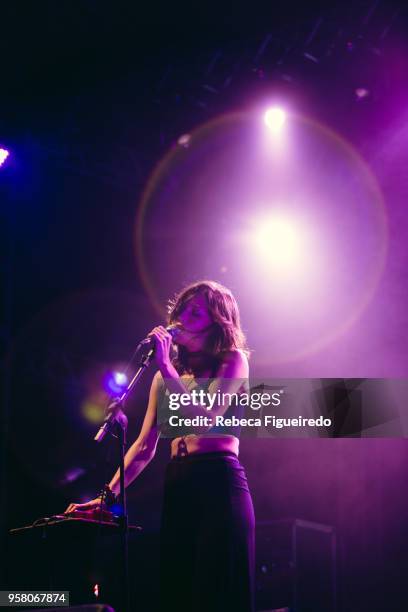 Carne Doce perform during Festival Bananada at Passeio das Ãguas on May 12 in Goiania, Brazil