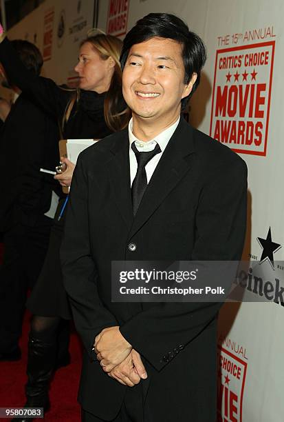 Actor Ken Jeong attends the 15th annual Critics' Choice Awards after party held at Katsuya on January 15, 2010 in Hollywood, California.
