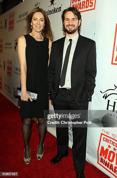 Director Kathryn Bigelow and producer Mark Boal attend the 15th annual Critics' Choice Awards after party held at Katsuya on January 15, 2010 in...