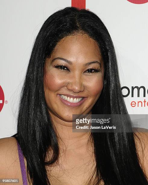 Kimora Lee Simmons attends Comcast Entertainment Group's 2010 TCA party at Langham Hotel on January 15, 2010 in Pasadena, California.